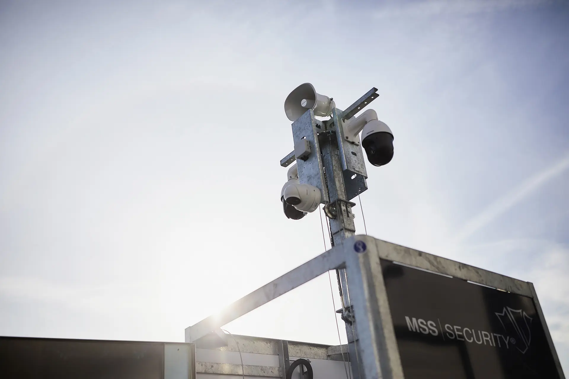 MSS Sicherheitstechnik Video Tower – mobile Baustellenüberwachung